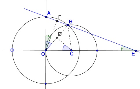 two circles and the limit, proof 2