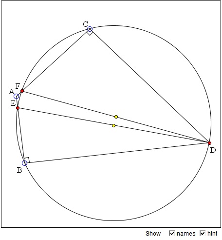 A Circle With Two Centers