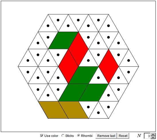 Tiling a Triangulated Hexagon