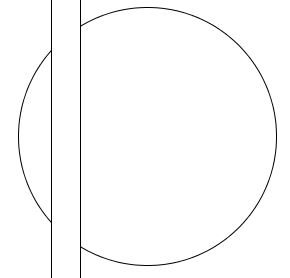 Circular Poggendorf illusion