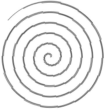Divergent Spirals Illusion