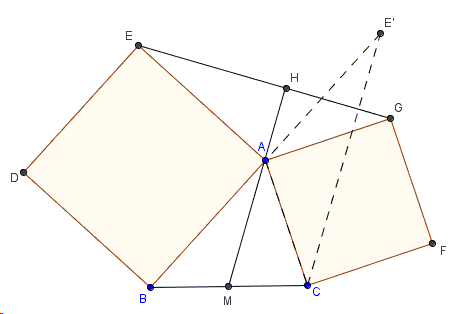 two properties of the flank triangles - a dynamic PWW