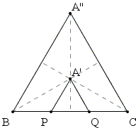 alternative construction of the Napoleon's triangle