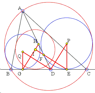 a proof of Thebault's third theorem by Sohail Farhangi