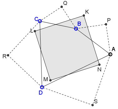 square out of a quadrilateral