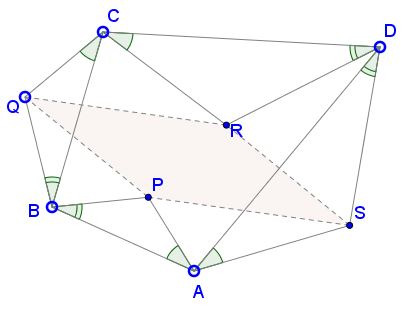 Similar Triangles on Sides of a Quadrilateral