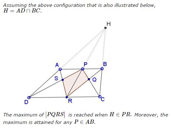 Areas in a trapezoid, problem