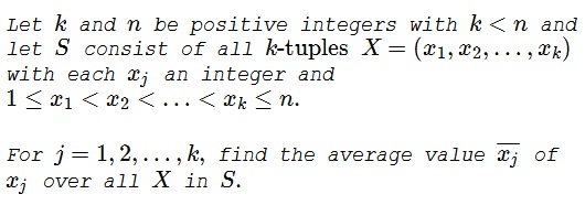 Averages of Terms in Increasing Sequence
