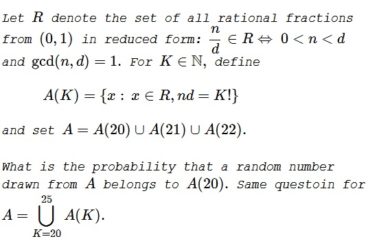 Probability with Factorials, problem