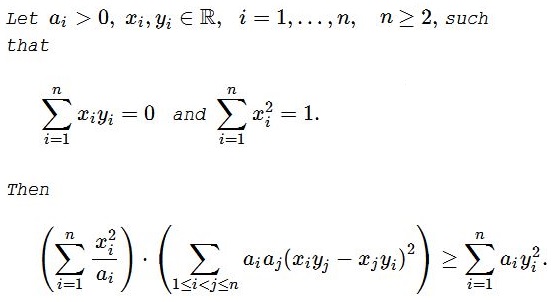 Cauchy-Binet formula for prving inequalities