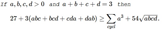 An Inequality  with  Constraint in Four Variables IV