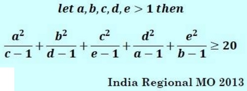 Inequality from India Regional MO 2013