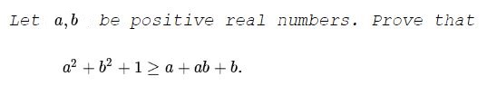 An Inequality  from Gazeta Matematica, March 2016 III