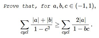 An Inequality with Absolute Values