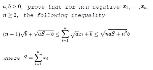 An Inequality with a Generic Proof