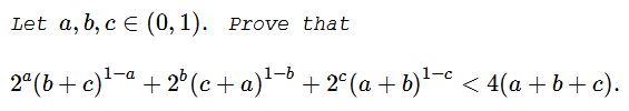 An  Inequality  with Exponents from a Calculus Lemma, II