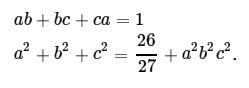 Two Equations in Three Variables