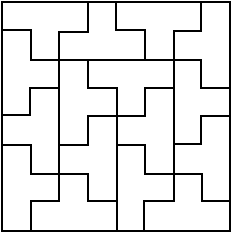fault-free tiling of 8×8 square with T-trominoes