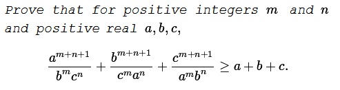 Marghidanu's example for application of Bergstrom's inequality
