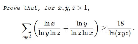 Simple Inequality with a Variety of Solutions