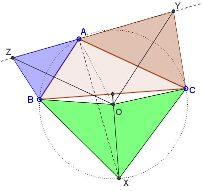 a generalization of the Pythagorean theorem by Tran Quang Hung, problem