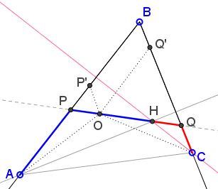An Euler Line in a Triangle with a 60 Degrees Angle, Solution 2