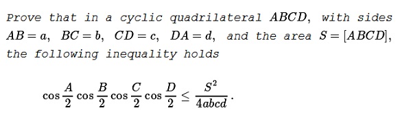 An Inequality in  Cyclic Quadrilateral III