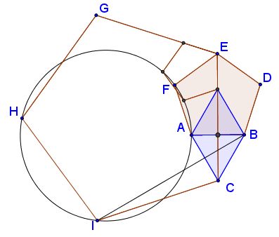 K. Knop's Problem with Two Regular Pentagons And an Equilateral Triangle, #6