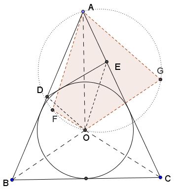 three chords in a circle - solution, part 2
