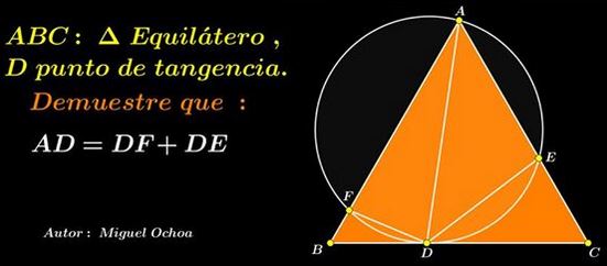 Miguel Ochoa's van Schooten Like Theorem, original problem