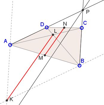 Parallel  Lines in a Quadrilateral II, solution 2