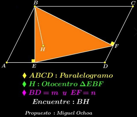 Perpendiculars in Parallelogram - source