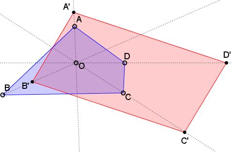 Projections of Convex Quadrilateral - problem