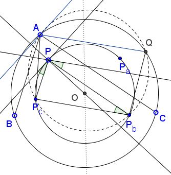 Reflections in perpendicular bisectors - solution