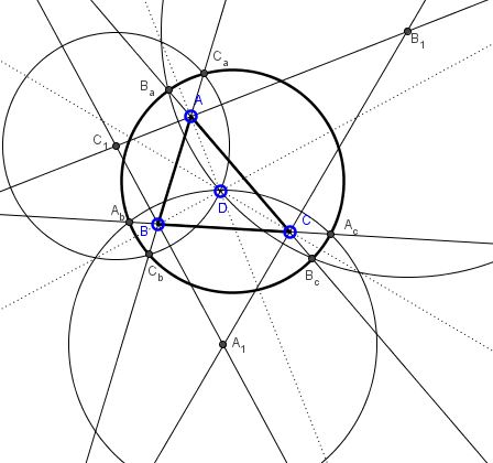 Six Concyclic Points via Antipedal Triangle - problem