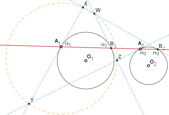 Line Not Through a Center of Similarity - solution