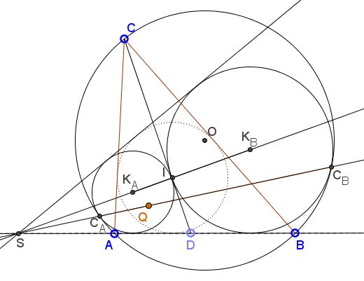 A Property  of Thébault Circles - solution 2