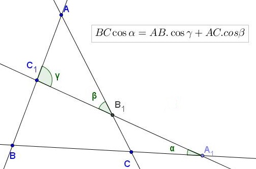 Transversal Trigonometry - problem