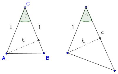 The Law of Cosines for 60° and 120°, Lemma, part 1
