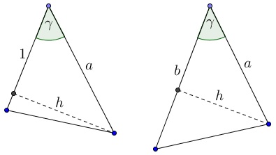 The Law of Cosines for 60° and 120°, Lemma, part 2