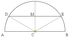diameter is the longest chord according to Euclid