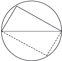 rotate the cemicircle 180 degrees about the center of the circle