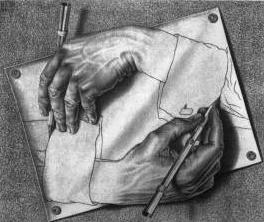 Escher's hands