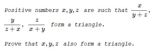 Functions And Triangles - problem