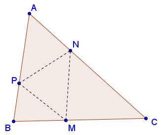 Area Inequalities in    Triangle