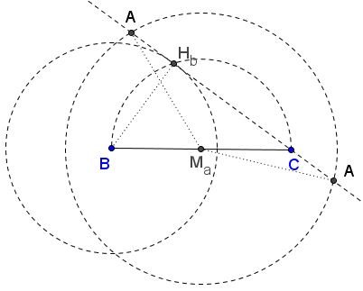 Triangle from a, m_a, and h_b - solution