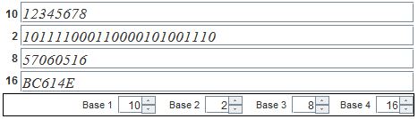 Base (Binary, Decimal, etc.) Converter
