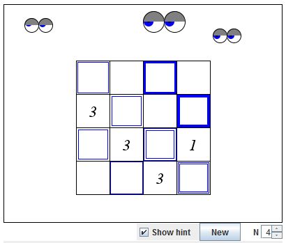 Treasure Hunt in a Square Grid