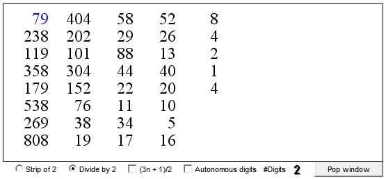 Collatz conjecture