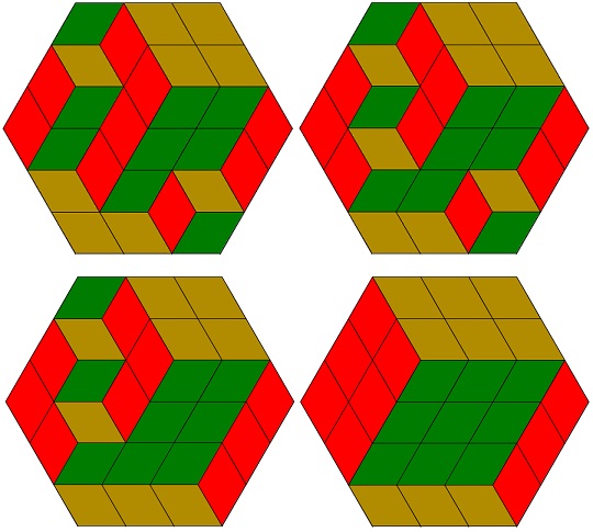 Tiling a Triangulated Hexagon, completed